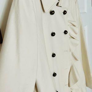 Winter Cream Colored DKNY Jacket…Size 14…Great Condition